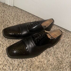 Elegant Black Oxford Dress Shoes